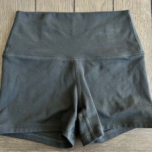 High-Waist Black Women’s Biker Shorts